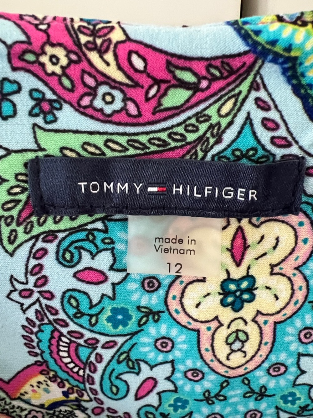 Tommy Hilfiger Multi Colored Shift Dress - Picture 3 of 8